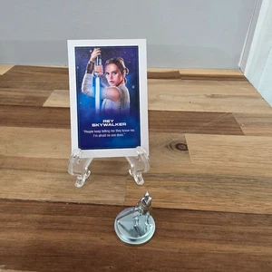 REY SKYWALKER~Monopoly Star Wars Light Side Character card & token ONLY - Picture 1 of 4
