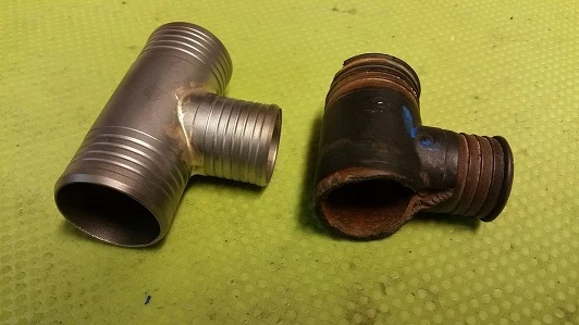 LAND ROVER FREELANDER 2.0 TD4 ( 2000-2006 ) RACCORDO INOX D.33 x D.26 - Изображение 1 из 1