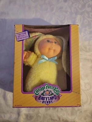 Cabbage Patch Kids Babyland Pink Bunny Rabbit Baby 1990 31 de março - Imagem 1 de 4