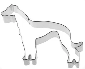 Greyhound Dog 4.5'' Cookie Cutter Metal Pet Animal Shelter Treats - Picture 1 of 9