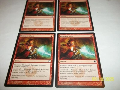 Galvanic Blast  Scars of Mirrodin  x4 NM/LP - Image 1 of 2