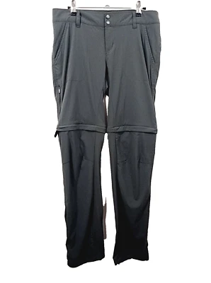 Pantalones convertibles Columbia Silver Ridge utilitarios para mujer Omni-Shield City gris 8R Foto 1 de 4