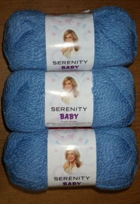 Lote de 3 madejas, hilo de bebé Deborah Norville Serenity, 3,5 oz, 175 yardas, flor de maíz Foto 1 de 3