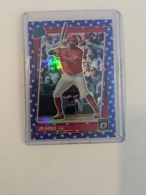 2021 DONRUSS OPTIC BASEBALL RATED ROOKIE BLUE STARS PRIZM JO ADELL  /76 - Image 1 of 2