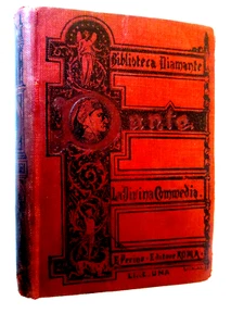 DANTE-LA DIVINA COMMEDIA.E.Perino Ed.,1891.Volume Unico,Formato Mignon - Picture 1 of 6