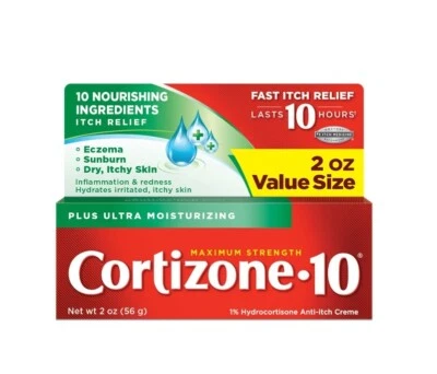 Cortizone 10 Plus Ultra Moisturizing, Maximum Strength, Anti-Itch Cream, 2 oz - Image 1 of 4
