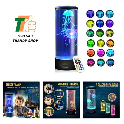 Giftable Jellyfish Lamp, Nightly Lifelike Desk Jellyfish Aquarium, Electric J... - Image 1 of 4