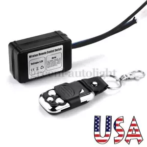 Wireless Remote Control Switch ON/Off Strobe For LED Work Light Bar Offroad US - Bild 1 von 7