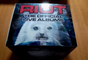 Riot - The Official Live Albums 9 double Cds Box Set BRAZIL Only RARE!!! - Picture 1 of 6