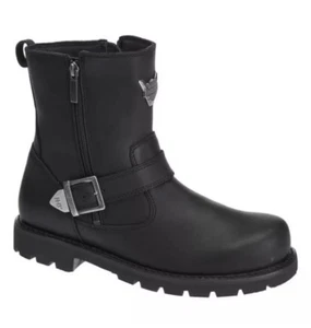J9350 Nuevo En Caja Harley Davidson Flagstone D93307 Botas Negras 12 M - Imagen 1 de 7