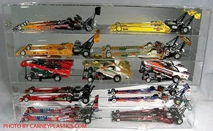 NHRA Diecast Display Case 10 - 1:24 Top Fuel Dragster - Picture 1 of 7