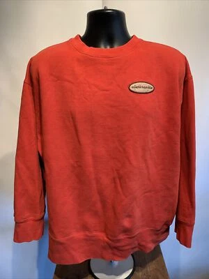 Vintage Abercrombie & Fitch Orange Crewneck Sweatshirt Mens Size Large Vtg 1990s - Image 1 of 4