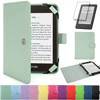 NOT SPECIFIED for Amazon Kindle & Kids 6" eReader Slim Leather Protective Flip Case Cover