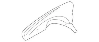 Chevrolet Oldsmobile Malibu Cutlass GLS Upper Rail 22677002 genuino GM 1997-2005 Foto 1 de 2