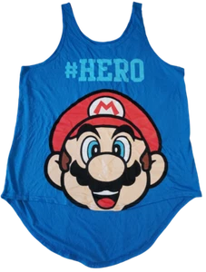 Official Nintendo Super Mario Bros #Hero Tank T-Shirt! - Picture 1 of 1