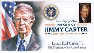 25-343, 2025, Jimmy Carter, First Day Cover, Digital Color Postmark,Atlanta GA, - Picture 1 of 1