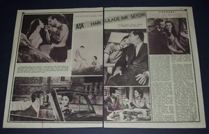 JENNIFER JONES-WILLIAM HOLDEN-VIVIEN LEIGH Turkish 1956 Mag PHOTO ARTICLE 40985 - Picture 1 of 1
