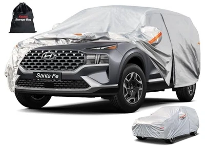 For Hyundai Santa Fe 2006-2025 Waterproof Car Cover 6 Layers All Weather Protect - Изображение 1 из 4