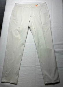 Pantalones Chinos Bonobos Calce Atlético Frente Plano Algodón Beige 34x32 (34x30) Elásticos - Imagen 1 de 8