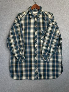 VTG Victoria’s Secret Country Plaid Nightshirt L 100% Cotton Cozy Cottagecore - Picture 1 of 6