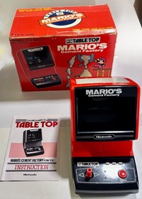 Nintendo Mario's Cement Factory Table Top vintage retro arcade GAME WATCH toys