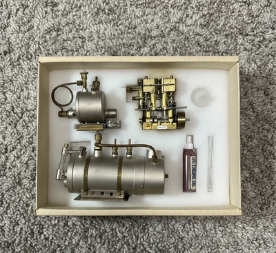 ASTER Marine Live Steam Engine & Boiler Set w/ Burner – Marine Model Steam Plant - Image 1 of 3