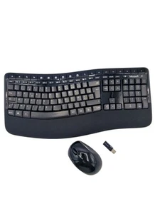 Microsoft Wireless Comfort 5050 France Keyboard Mouse Französisch Layout AZERTY - Afbeelding 1 van 5