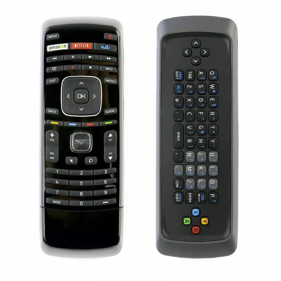 OEM VIZIO XRT300 Qwerty Keyboard Remote Control LCD LED Smart TV with batteries - Image 1 of 1