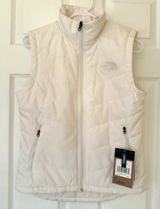 THE NORTH FACE Tamburello Womens Vest Jacket Gardenia White Sz X-small NEW - Picture 1 of 6