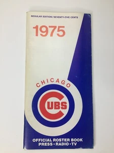 Chicago Cubs 1975 Media Guide Coca Cola Ad - Picture 1 of 5