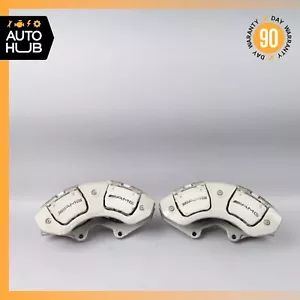 08-14 Mercedes W221 S63 CL63 AMG Front Left & Right Brake Calipers Set of 2 OEM - Picture 1 of 12