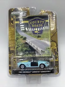1962 Chevrolet Corvette GREENLIGHT COUNTRY ROADS SE Diecast 1:64 *New - Picture 1 of 3