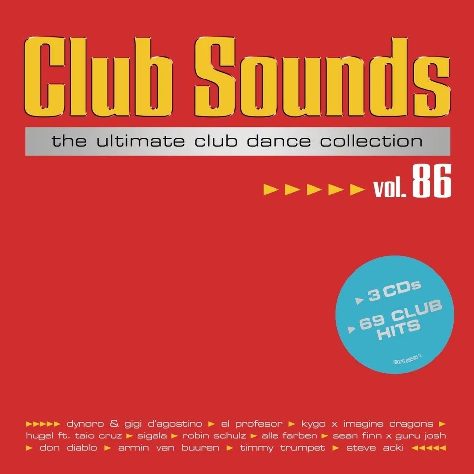 Club Sounds Vol.86 - Various 3x CD