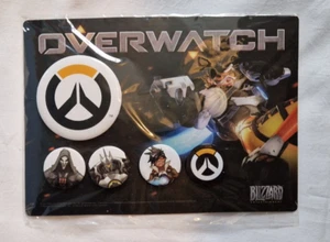 Overwatch Official Blizzard Set of Collectable Pin Badges - Picture 1 of 2