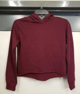 Justice Active Girls Pullover Hoodie Hooded Sweatshirt Size 8 New, Burgundy - Picture 1 of 3