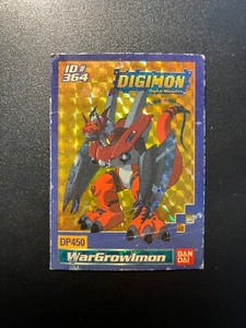 WarGrowlmon 364 Holo 2001 Promo Digimon Card Toy Exclusive Bandai MP - Picture 1 of 2