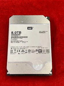WESTERN DIGITAL WD80EZAZ 8TB 3.5" SATAHARD DRIVE 5400RPM 256MB CACHE USE 78 DAYS - Photo 1/4