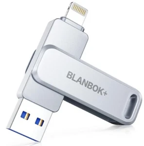 BLANBOK MFi Certified 128GB Photo Stick for iPhone, iPad, and PC – High-Speed - Afbeelding 1 van 4
