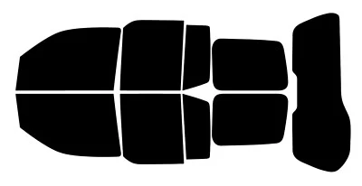 Tinta de janela para Nissan XTerra SUV 2005-2015 kit de filme de carro nano cerâmica pré-cortado - Imagem 1 de 4