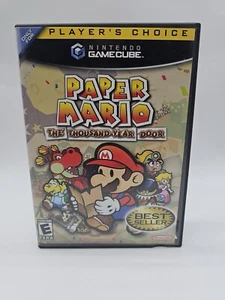Paper Mario The Thousand-Year Door Player's Choice (Nintendo GameCube) **CIB** - Picture 1 of 7
