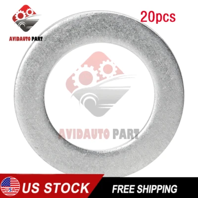94109-14000 20Pcs 14mm OIL Drain Plug Crush Washers Gaskets For Honda Accord - Imagem 1 de 4