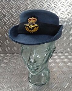 Genuine British Royal Air Force Issue WRAF Hat Service Female Officers - NEW