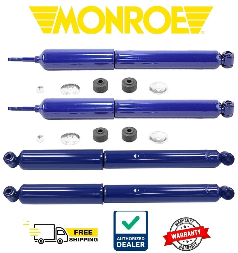 Amortiguadores delanteros y traseros Monroe Matic Plus para Dodge Ram 1500 2500 4x4 1994-2001 Foto 1 de 1