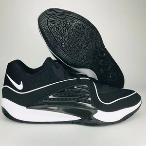 Nike KD 16 TB Promo Black White Basketball Sneakers Men's 13.5 FN7091-001 - Picture 1 of 8