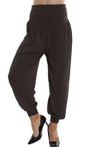 Ladies Girls Printed Harem Pants Cuffed Bottom Ali Baba Hareem Women Trousers - Picture 1 of 21