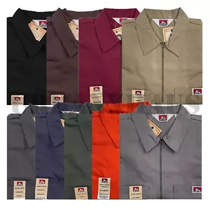 BENDAVIS Solid Short Sleeve 1/2 Zip Shirts (S to 5XL) *BEN DAVIS - Picture 1 of 13