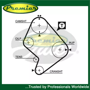 Premier Timing Cam Belt Fits Toyota Hilux 1988-2014 Hiace 1989-2019 - Picture 1 of 1