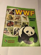 WWF Threatened Animals 1986 Panini Sticker Album (224 of 360 stickers)