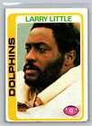 1978 Topps Football Card #322 Larry Little Dolphins