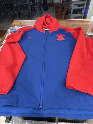 MENS PHILADELPHIA PHILLIES NIKE 25 Player Issued BLUE/RED JACKET XXL #99 WALKER - Image 1 of 4